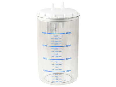 Bottle 4l With Cover - Autoclavable 121°C