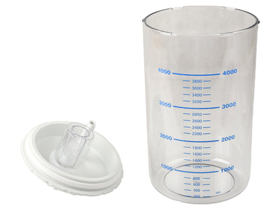 Bottle 4l With Cover - Autoclavable 121°C