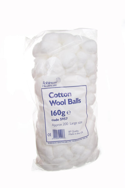 Cotton Wool Balls Large, Pack of 200