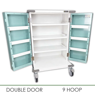 Monitored Dosage (MDS) 9 Hoop Drugs Trolley