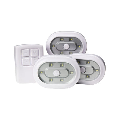 Remote Control LED Lights (3 Pack)