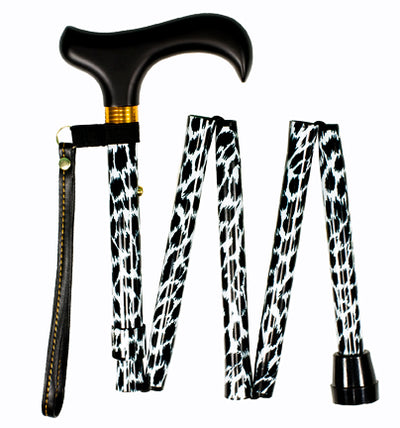 Shorter Folding Stick Zebra