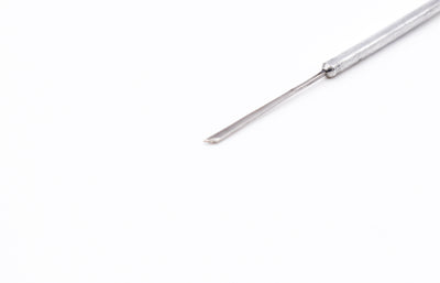 Needle Metal Handle with Cutting Blade