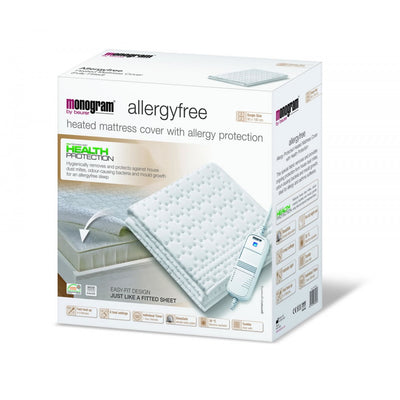 Monogram Allergy-Free heated Mattress Cover - Single