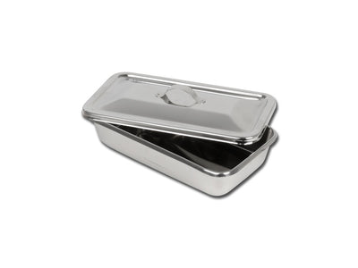 S/S INSTRUMENT TRAY WITH LID - 223 x 126 x 45 mm