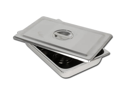 S/S INSTRUMENT TRAY WITH LID