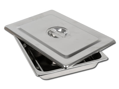 S/S INSTRUMENT TRAY WITH LID