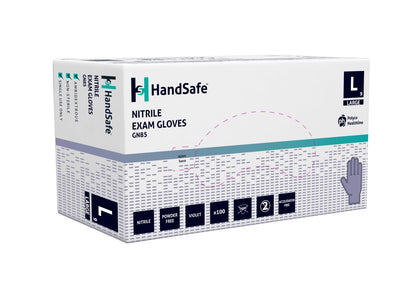 Healthline Violet Nitrile Gloves