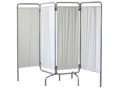 4 Fold Medical Screen without Castors