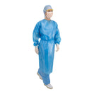 Long–Sleeve Fluid Protection Gowns Blue