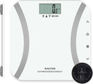 Salter 9173 WH3R Digital Analyser Scale - Ultimate Accuracy Bathroom Scale, Weigh Body Fat/Water, Muscle Mass, BMI & BMR In 50g Precise Increments, 180kg Capacity, Athlete Mode, 12 User Memory