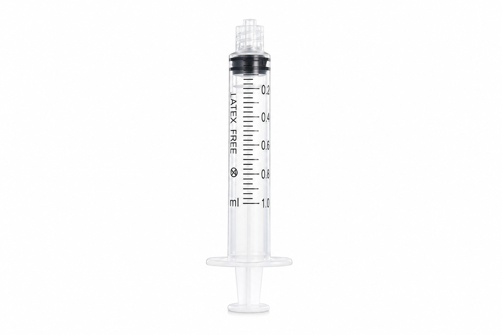 Sterile Hypodermic Syringes for single use - 1ml Luer Lock (Box of 100)