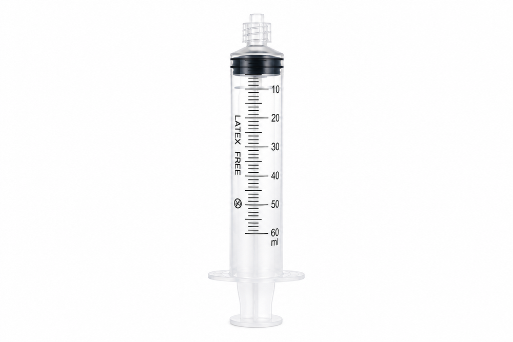 Sterile Hypodermic Syringes for single use - 60ml Luer Lock (Box of 100)