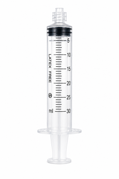 Sterile Hypodermic Syringes for single use - 30ml Luer Lock (Box of 100)
