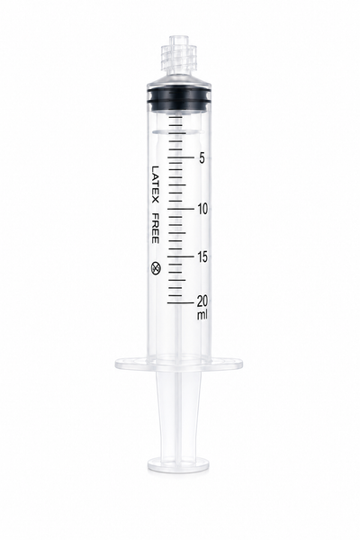 Sterile Hypodermic Syringes for single use - 20ml Luer Lock (Box of 100)