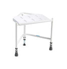 Corner Shower Stool with Tilting Rear Foot