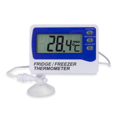 Digital Fridge/Freezer Thermometer with Alarm