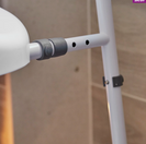 NRS Healthcare Mowbray Lite Toilet Frame & Seat - Width Adjustable - Flat-Pack