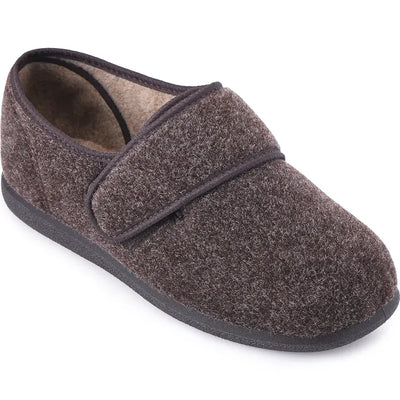 Richie Slippers - Brown - Size 12