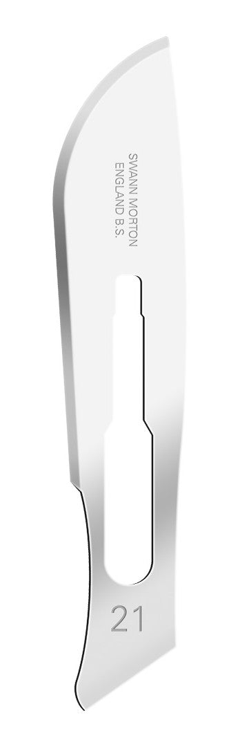Swann-Morton No.21 Non-Sterile Blades – Pack of 100 (1107)