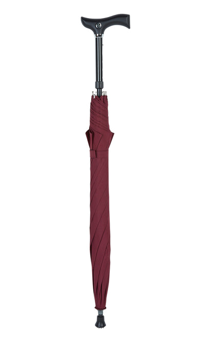 Walking Stick Umbrella Burgundy