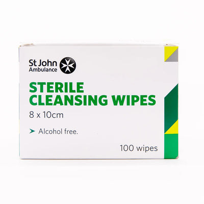 Pack of 100 Sterile Cleansing Wipes