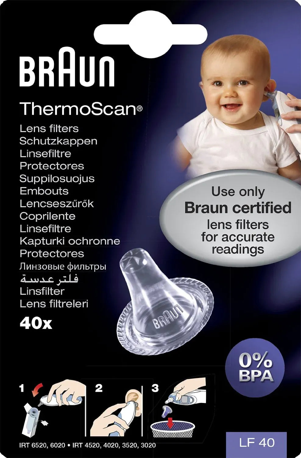 Braun thermoscan outlet lens