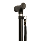 Economy Black Folding Adjustable Walking Stick