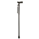 Economy Black Folding Adjustable Walking Stick