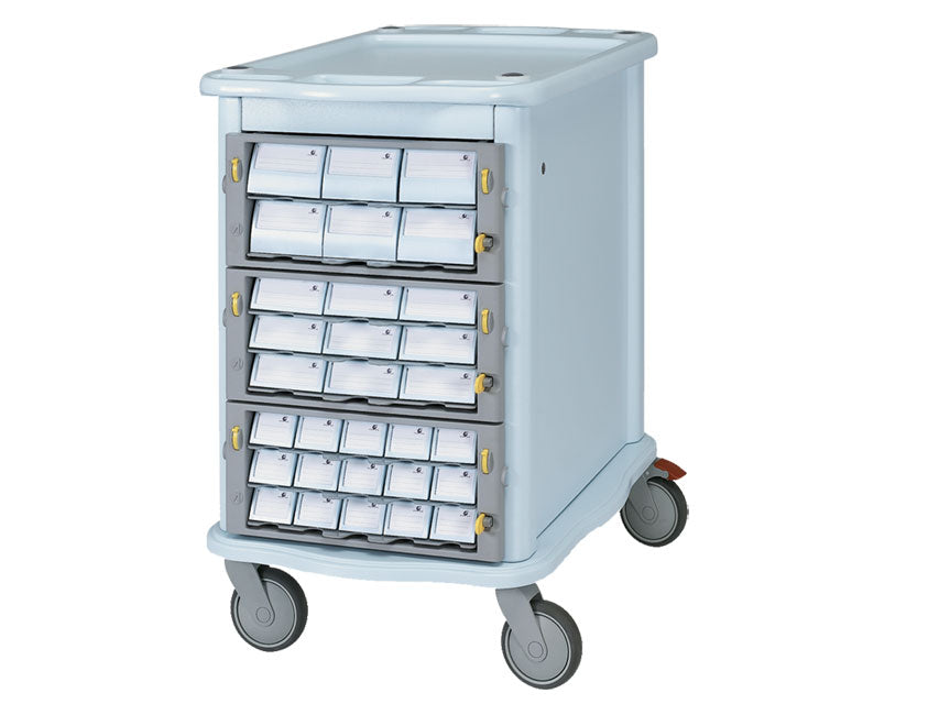 Double Face Pharmacy Trolley - Mediworld Ltd