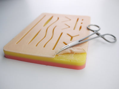 Suture Training Pad with Wounds with Mesh