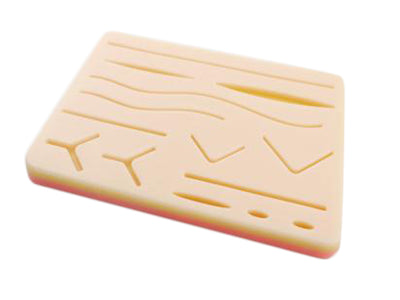 Suture Training Pad with Wounds with Mesh